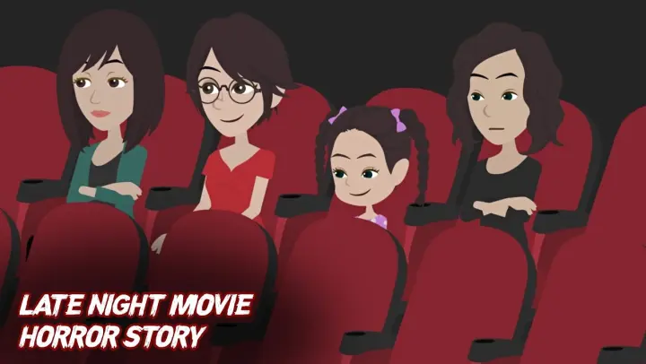 Late Night Cinema Hall Horror Story | Animated Stories In Hindi