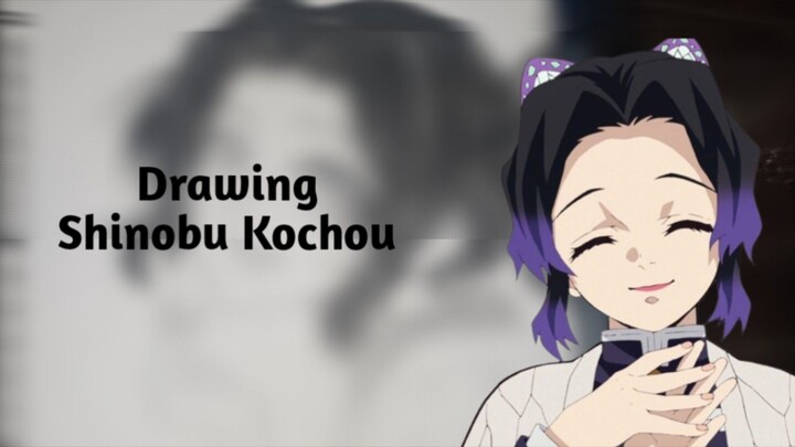 Drawing Shinobu Kochou||Kimetsu No Yaiba