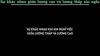 Sự khác nhau giữa lương cao và lương thấp xin nghỉ#haihuoc#hài#tt