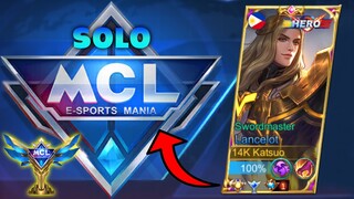 HOW TO WIN IN SOLO MCL USING LANCELOT! ( MANIAC GAMEPLAY )