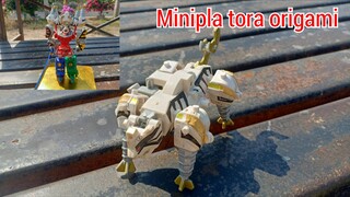 Hình phụ kiện Minipla Shinkenger Tora Origami