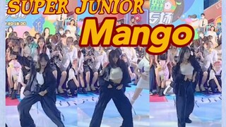【Super Junior】在随机舞蹈帮蓝人打歌Mango新歌 卡点爽死谁了