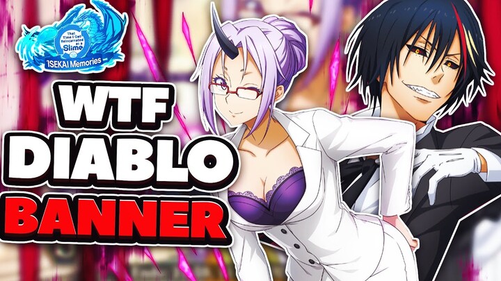 TIME TO REROLL AGAIN! DIABLO AND PROTECTOR SHION BANNER!  SLIME - ISEKAI MEMORIES