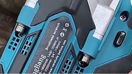 HENGLAI rechargeable cordless power tool brushless battery cordless impact wrench 21V 350N.m electri