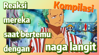 [One Piece] Kompilasi | Reaksi mereka saat bertemu dengan naga langit