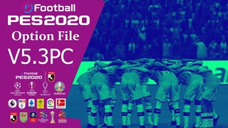 eFootball PES 2020 Option File V5 3 PC