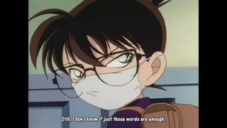 Haibara disguise as Conan and talk in girls accent