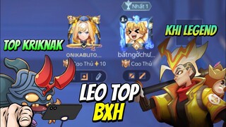 collab gấp gáp ngài bọ và khỉ legend cùng nhau leo top tướng