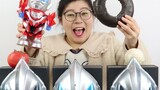 Fat Xiaowei membongkar Big Blind Box of Ultraman Gourmet Food, tahukah kamu apa yang Asakura Lu suka