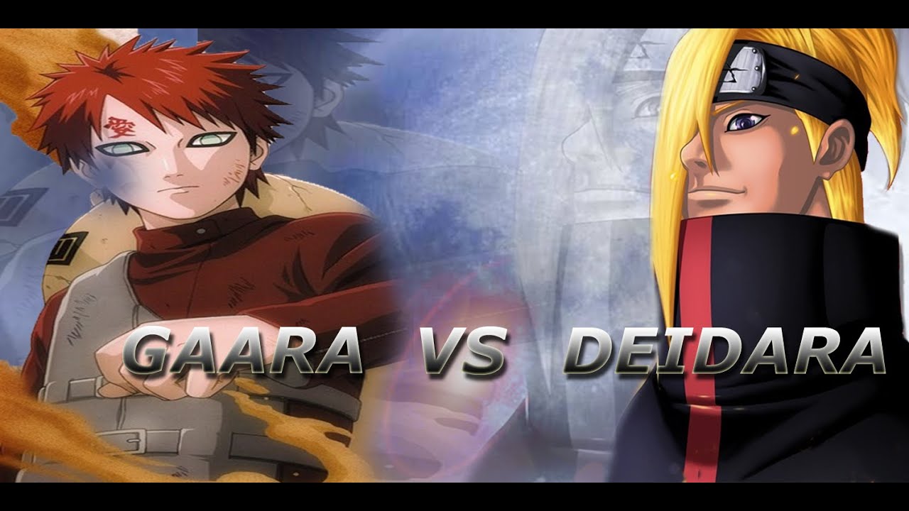 Gaara VS Naruto Full Fight English Dub HD - BiliBili