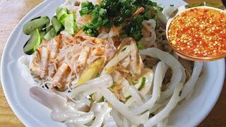 Bánh Tầm Bì- Bánh Tầm Ngọt- Cách làm sợi bánh tầm se tay dẻo mềm không bị cứng