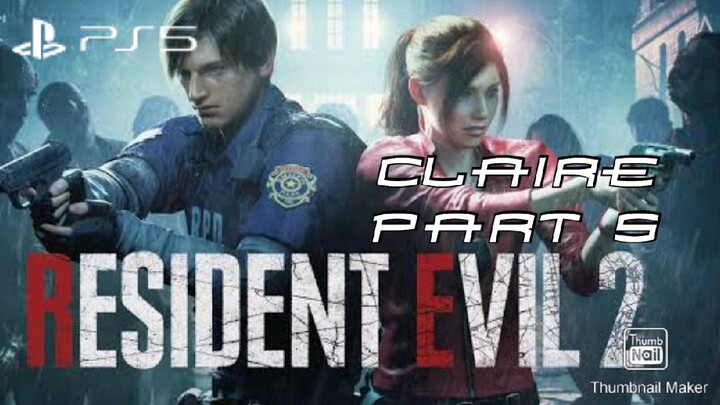 Resident Evil 2 ( Ps5 ) Claire - Walkthrough Part 5