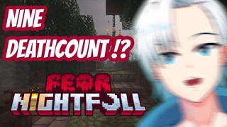 MINECRAFT MOD FEAR NIGHTFALL - DEATH COUNT !! ASEM MATI MULU  W !!