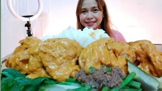 SPECIAL KARE KARE  WITH SPICY BAGOONG MUKBANG