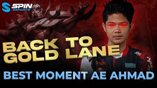 WELCOME BACK GOLD LANE AE AHMAD TO MPL ID S10! RAJA YU ZHONG KEMBALI! BEST MOMENTS AE AHMAD DI MPL!