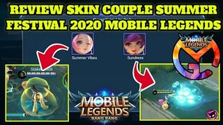 REVIEW SKIN COUPLE SUMMER FESTIVAL 2020 MOBILE LEGENDS - MGL id