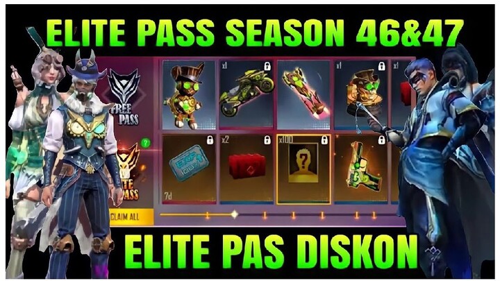 BOCORAN ELITE PASS SEASON 46 BULAN MARET & ELITE PASS SEASON 47 BULAN APRIL 2022