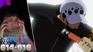 LAW VS VERGO!! | One Piece Episode 614, 615, and 616 Reaction