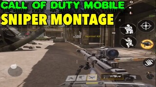 SNIPER MONTAGE | CALL OF DUTY MOBILE - IPAD MINI 5