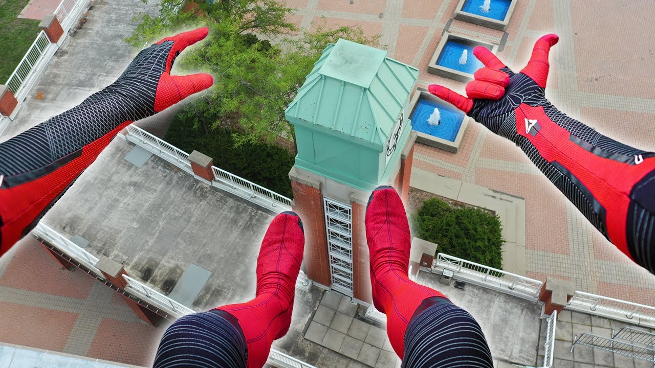 Spiderman Parkour POV - Late For A Date - Bilibili