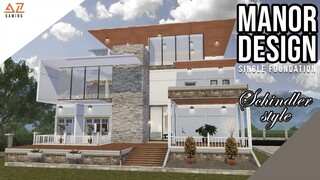 LifeAfter: SINGLE MANOR - Modern Style Schindler House | Manor Design | Tutorial