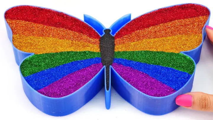 Super bouncy rainbow butterflies. Feels so good!