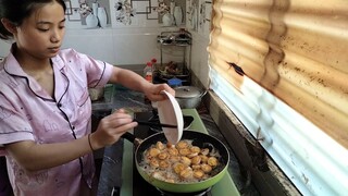 trứng chiên hành món ăn ngon cách làm đơn giản