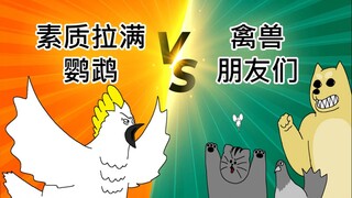 [禽兽朋友们] 素质拉满鹦鹉 vs 禽兽朋友们