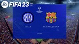 FIFA 23 - Inter milan vs  Barcelona @ Giuseppe-Meazza #uefachampionsleague #gameplay