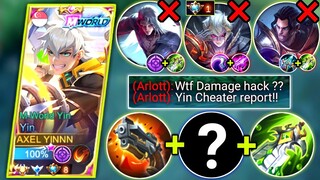 YIN VS NEW HERO ARLOTT IN SIDELANE | USE THIS ONESHOT BUILD TO COUNTER ARLOTT 2023 | MOBILE LEGENDS