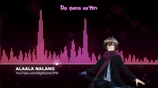 Alaala Nalang - Nightcore w/ Lyrics