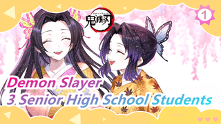 [Demon Slayer] 3 Senior High School Students Who Came Home to Do Homework After Wrap_1