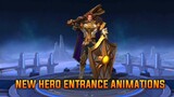 UPCOMING HEROES ENTRANCE ANIMATIONS | MOBILE LEGENDS NEW HEROES |