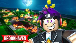 Causing CHAOS In Roblox BrookHaven 🏡!