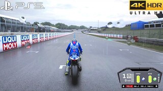 MotoGP 21 (PS5) Heavy Rain 4K 60FPS HDR Gameplay