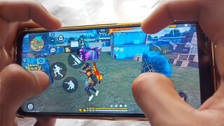 REALME NARZO 20 PRO FREE FIRE GAMEPLAY TEST 4 FINGER CLAW HANDCAM M1887 ONETAP HEADSHOT 90HZ DISPLAY