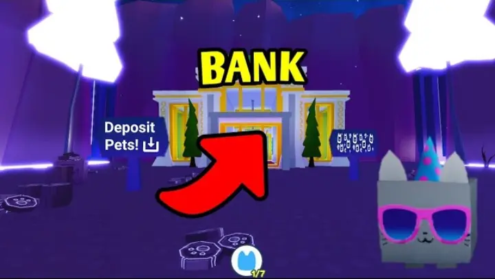 DEPOSIT PETS at the BANK! in Pet Simulator X