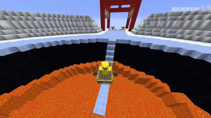 [Explosive] Minecraft restores the cherry blossoms of Mount Fuji on the QQ Speed Map