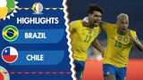 Highlights Brazil vs Chile | Neymar & đồng đội phối hợp lạ - Jesus thẻ đỏ xông phi như Muay Thái