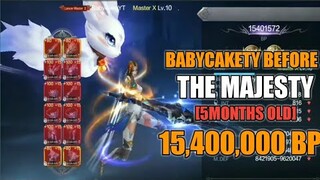 BABYCAKEYT 5MONTHS WITH 15,400,000 BP BEFORE THE MAJESTY CHARACTER REVIEW