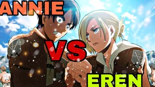 Annie VS Eren Training Scene | Eren gets beat by Annie Leonheart || [English Dub]
