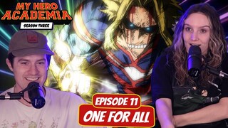 UNITED STATES OF SMASH!  My Hero Academia Season 3 Reaction | Ep 11, "One For All"