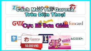 Hướng Dẫn Cách Mua Thẻ Garena | Cách Mua Tất Cả Các Loại Thẻ Game Bằng Ví MoMo Trên Điện Thoại