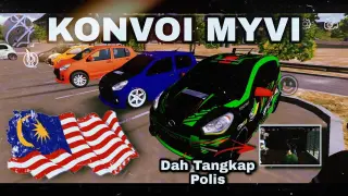 KONVOI MYVI PKP | Car Parking Multiplayer Malaysia