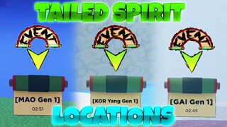 [CODE] ALL *NEW* Tailed Spirit Spawn Locations! Shindo Life RellGames Roblox