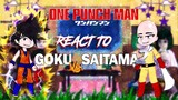 One Punch Man Characters react to Saitama VS Goku || Part 2/? || GCRV || One Punch Man ||