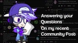 So... I tried answering your questions on my recent Community Post