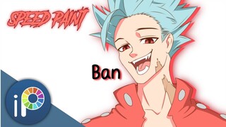 Speed Paint - BAN - Nanatsu No Taizai | IbisPaint X