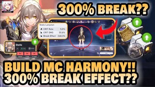 BUILD TRAILBLAZER HARMONY 300% BREAK EFFECT??! Masuk Akal?? 🤔 | Honkai: Star Rail