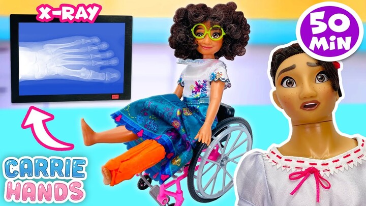 Disney Encanto Mirabel Get's A Cast And X-rays | Fun Stories For Kids